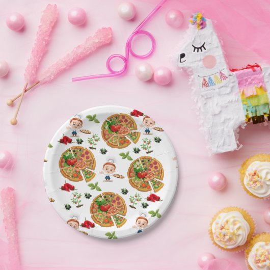 Teller, Pizza, Party Pappteller (Party)