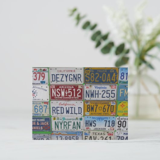 Teller Postkarte (Stehend Vorderseite)