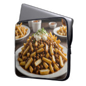 Teller Poutine Laptopschutzhülle (Vorderseite Links)