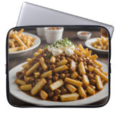 Teller Poutine Laptopschutzhülle (Vorderseite)