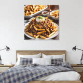 Teller Poutine Leinwanddruck (Insitu (Schlafzimmer))