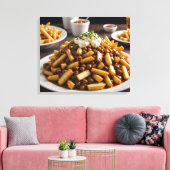Teller Poutine Leinwanddruck (Insitu (Wohnzimmer))