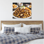 Teller Poutine Leinwanddruck (Insitu (Schlafzimmer))
