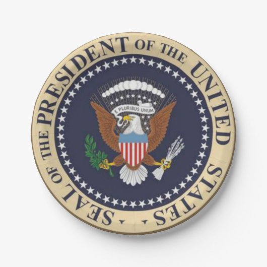 Teller Präsident (Vorderseite)