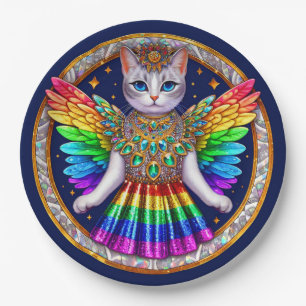 Teller Rainbow Pride Cat Fairy Angel Party