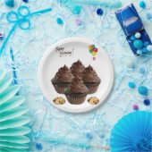 Teller, Schokolade Pappteller (Party)