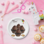 Teller, Schokolade Pappteller (Party)