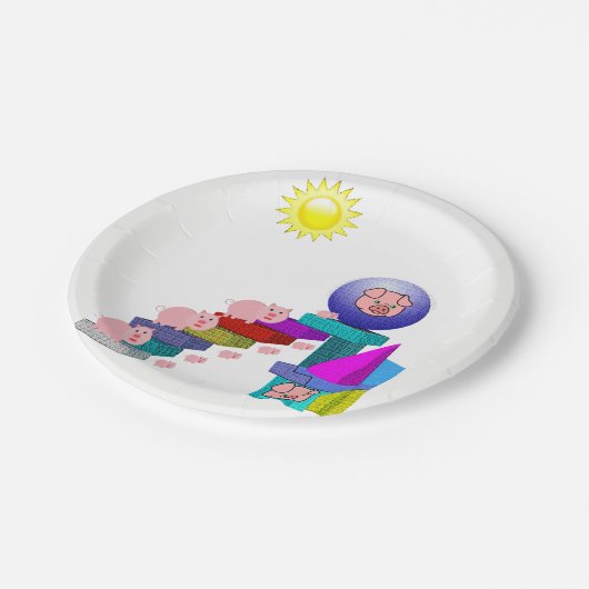 Teller Schwein (Schrägansicht)