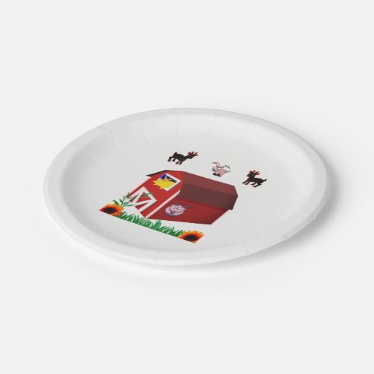 Teller Schwein (Schrägansicht)