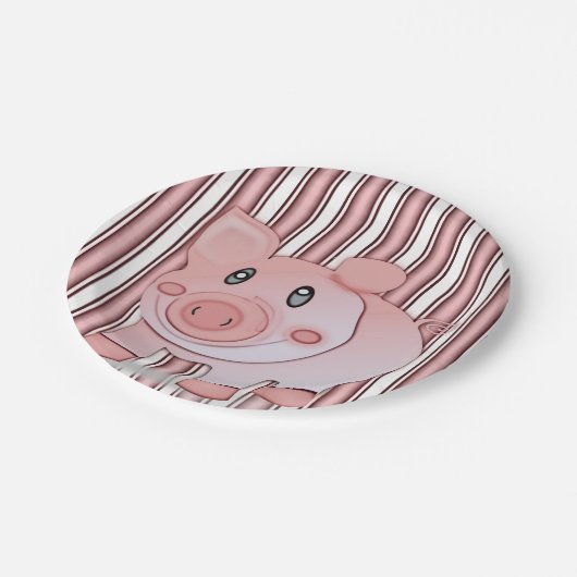 Teller Schwein (Schrägansicht)