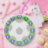 Teller - Shirts mit blauen und weißen Streifen (Party)