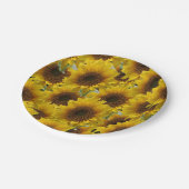 Teller Sonnenblumen (Schrägansicht)