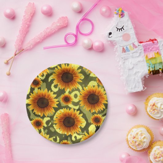 Teller Sonnenblumen (Party)