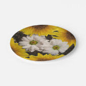 Teller Sonnenblumen (Schrägansicht)