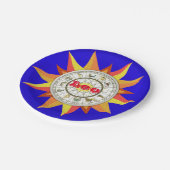 Teller, Star Zodiac Sign Leo Pappteller (Schrägansicht)