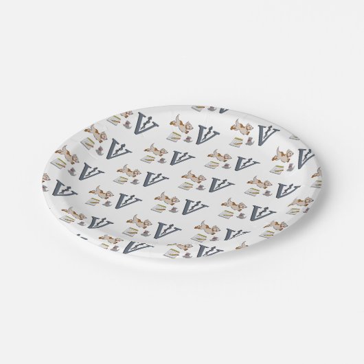 Teller Tierärztliche Hunde Welpen (Schrägansicht)