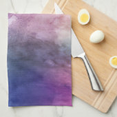 Teller Towl des Aquarell-zwei Geschirrtuch (Viertel Falte)