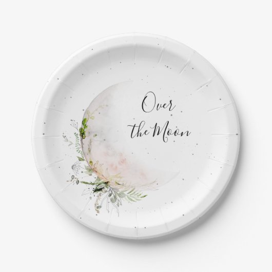 Teller über den Mond, Teller (Vorderseite)