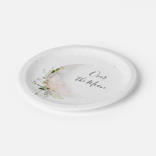 Teller über den Mond, Teller (Schrägansicht)