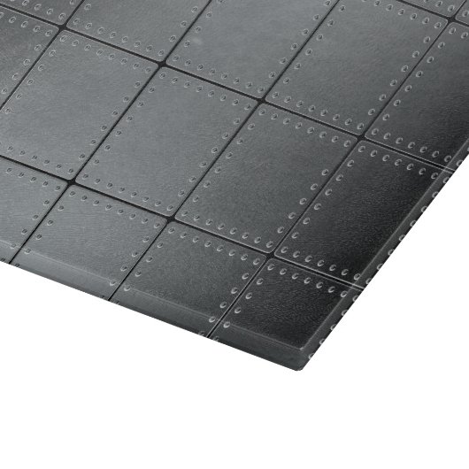 Teller und Rivetten Schneidebrett (Ecke)