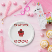 Teller Valentinstag Cupcake (Party)