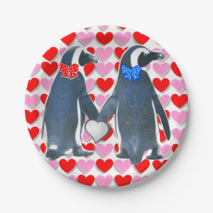 Teller Valentinstag, Pinguin