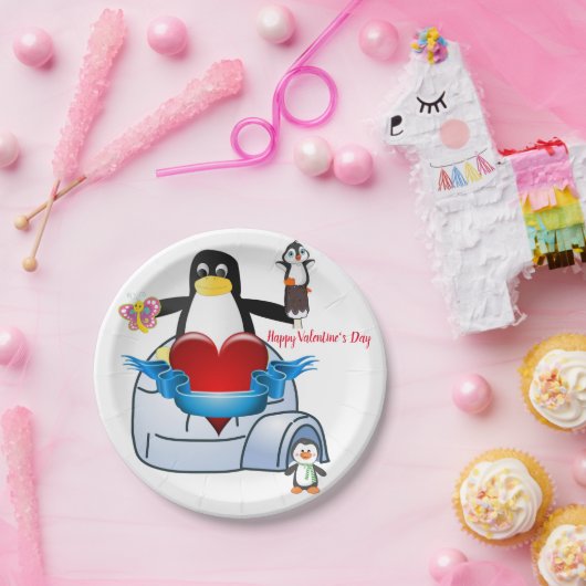 Teller Valentinstag, Pinguinherzen (Party)