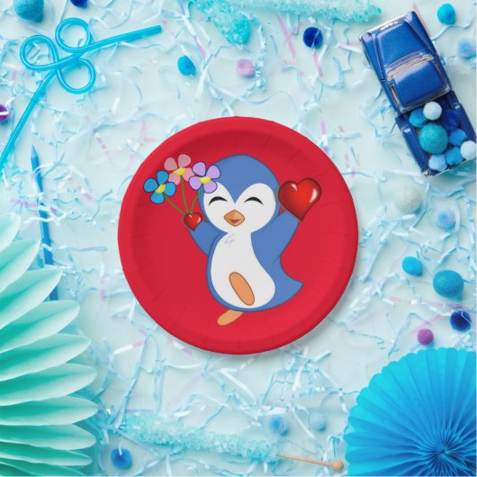 Teller Valentinstag, Pinguinherzen (Party)