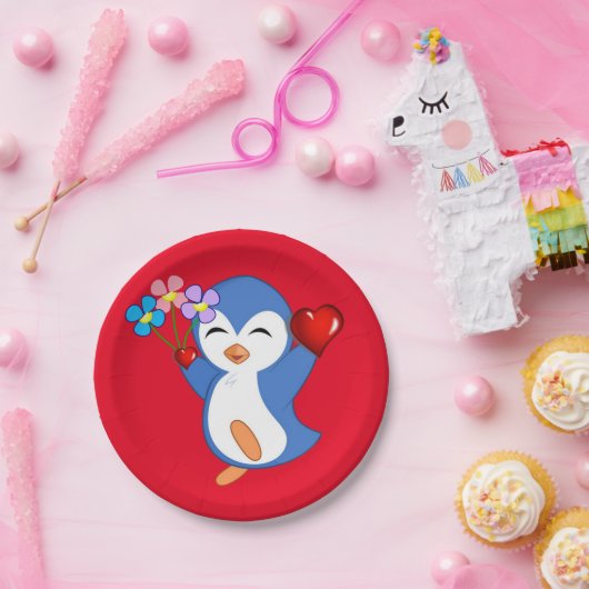 Teller Valentinstag, Pinguinherzen (Party)