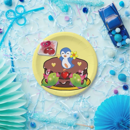 Teller Valentinstag, Pinguinherzen (Party)