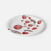 Teller Valentinys (Schrägansicht)