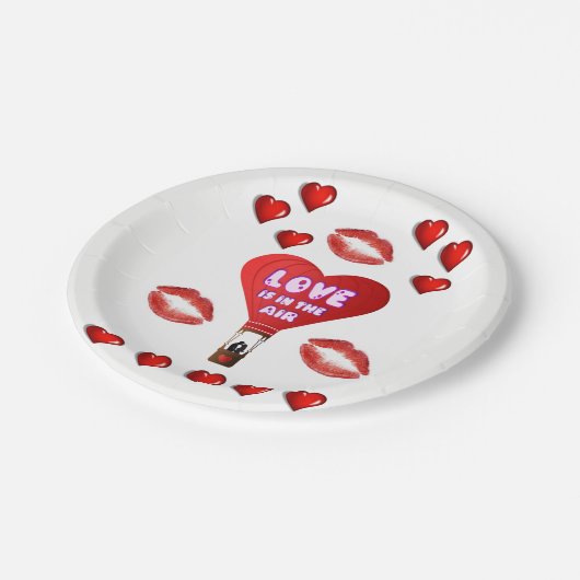 Teller Valentinys (Schrägansicht)