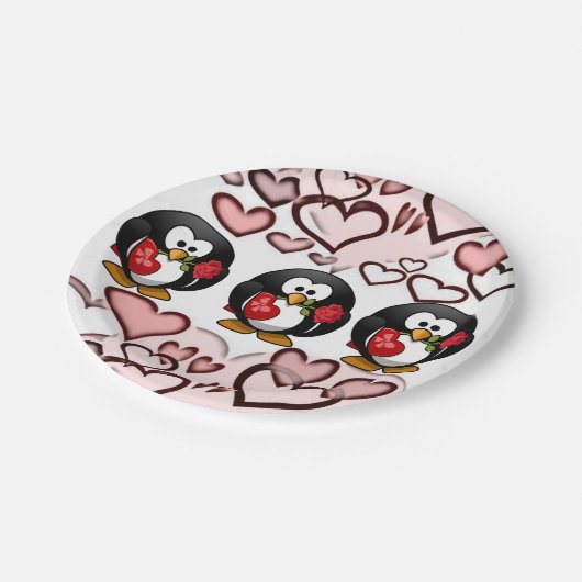 Teller Valentinys (Schrägansicht)