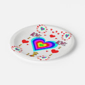 Teller Valentinys (Schrägansicht)