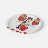 Teller Valentinys (Schrägansicht)