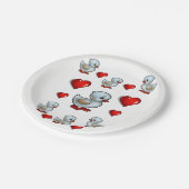 Teller Valentinys (Schrägansicht)