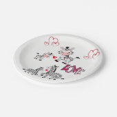 Teller Valentinys (Schrägansicht)