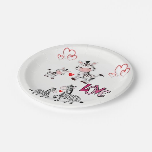 Teller Valentinys (Schrägansicht)