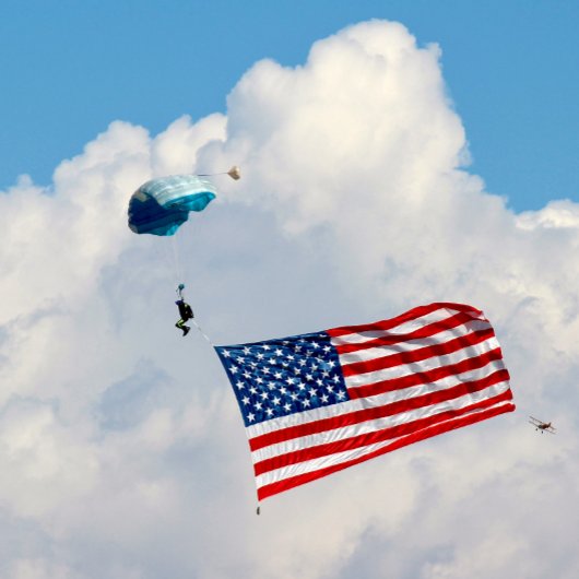 Teller von American Flag Paper