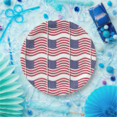Teller von American Flag Paper (Party)