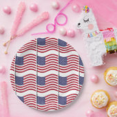 Teller von American Flag Paper (Party)