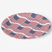 Teller von American Flag Paper (Schrägansicht)