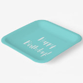 Teller von Aquamarine (Gewinkelt)