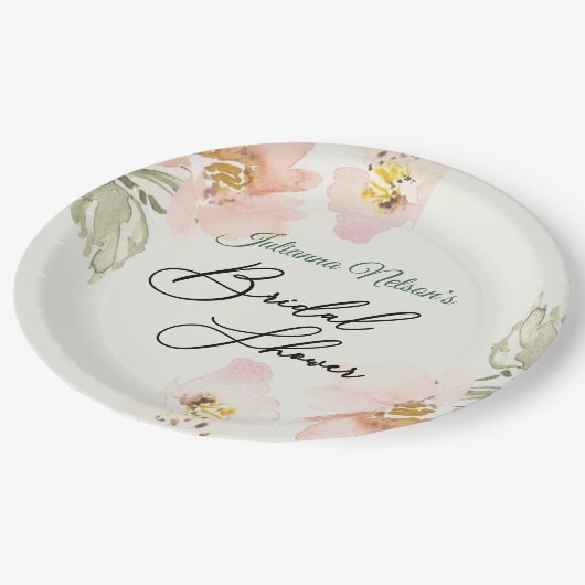 Teller von Aquarellpapier (Schrägansicht)