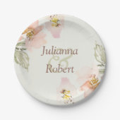 Teller von Aquarellpapier (Vorderseite)