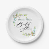 Teller von Aquarellvögeln (Vorderseite)