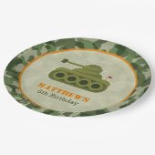 Teller von Armeepapieren - Junge Militärstab Gebur (Schrägansicht)