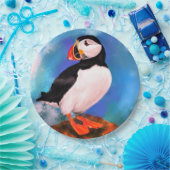 Teller von Atlantischem Puffpapier (Party)