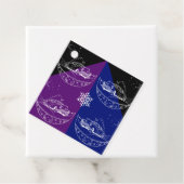 Teller von Auto- und Baumpapier Geschenkanhänger (Beispiel)