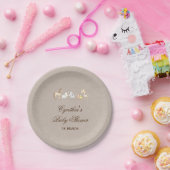 Teller von Babydusche (Party)